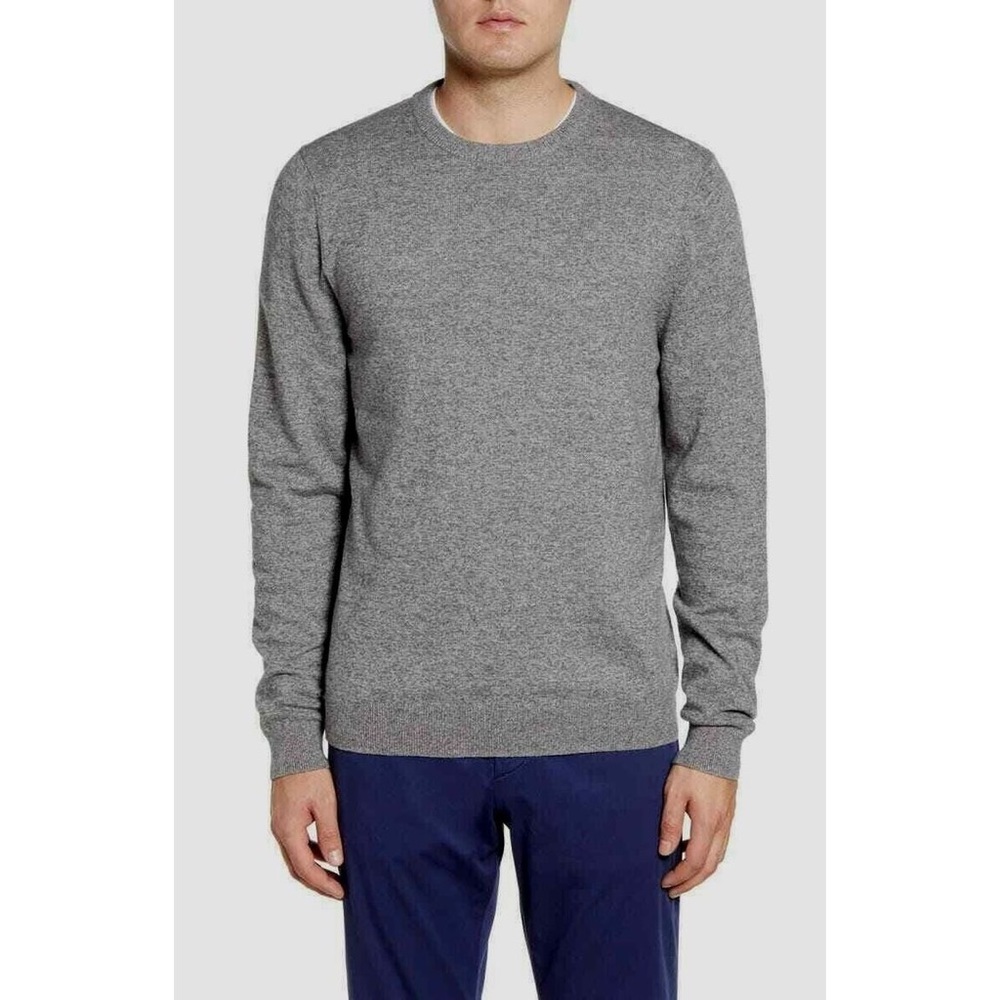 Banana Republic Men’s Gray Scoop Neck Sweater